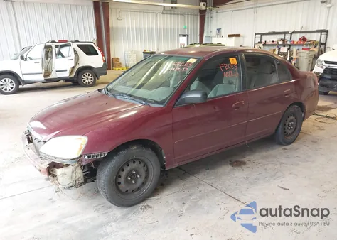 2003 Honda Civic Lx from USA, damaged, VIN 2HGES16513H609589